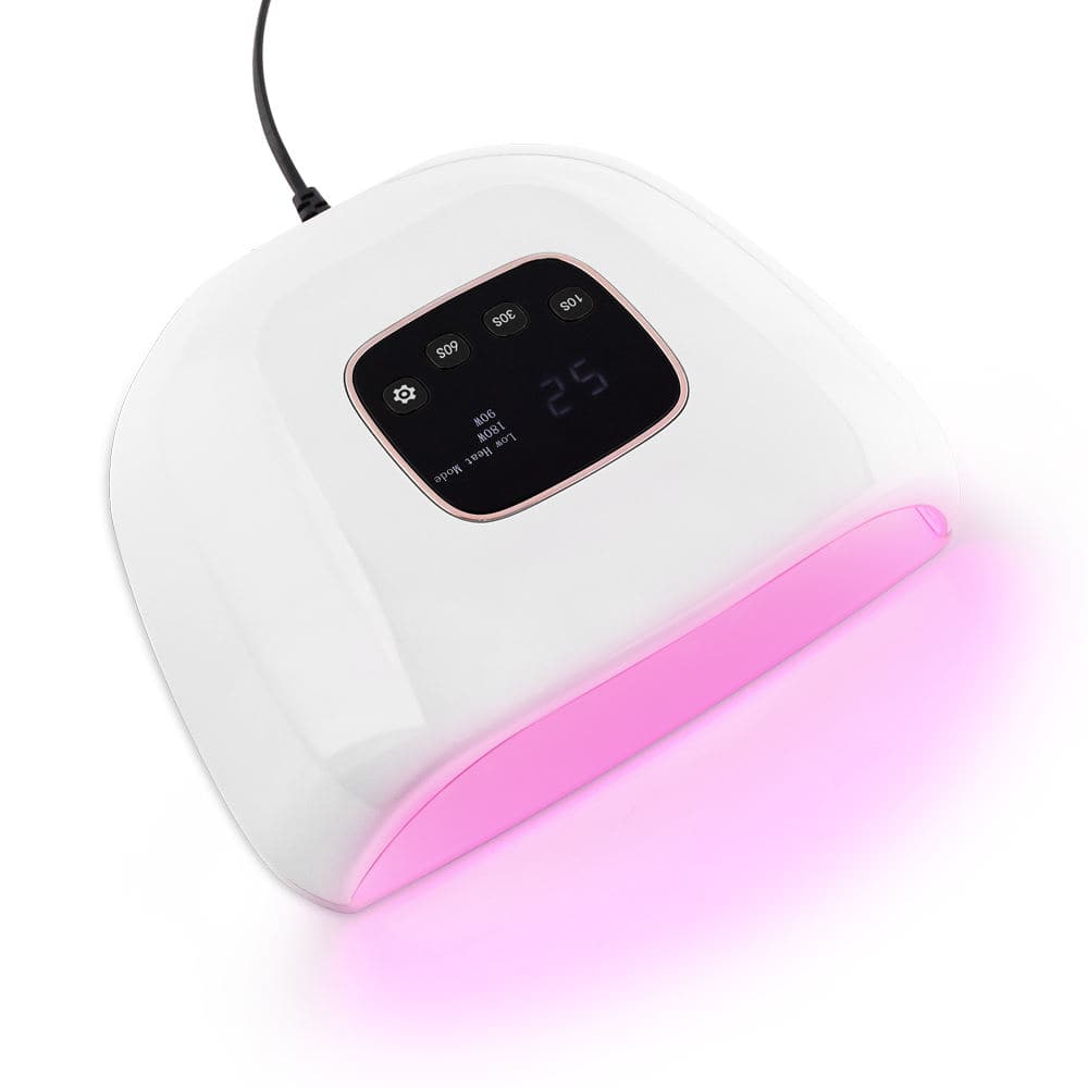 Popular UV Nail Lamp With Large Space 180W Double Hands Red Light Uv Gel Nail Dryer